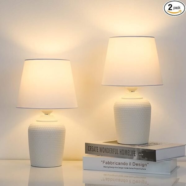 Small Table Lamps Set of Two